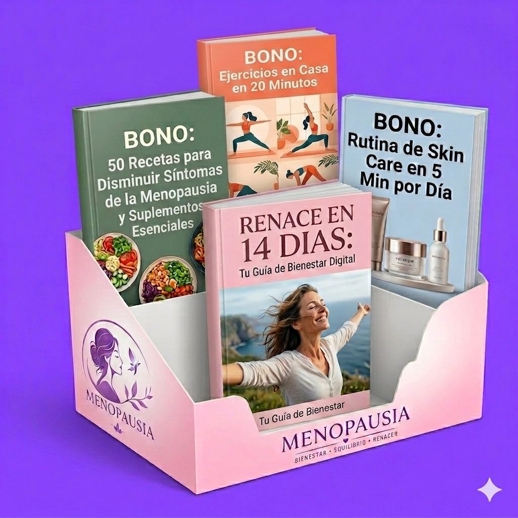 Transformá tu menopausia en 14 días: menos síntomas, más energía y control total de tu cuerpo de forma natural